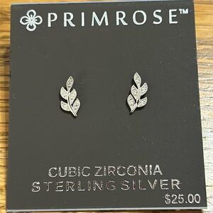 Primrose Sterling silver earrings BNWT
